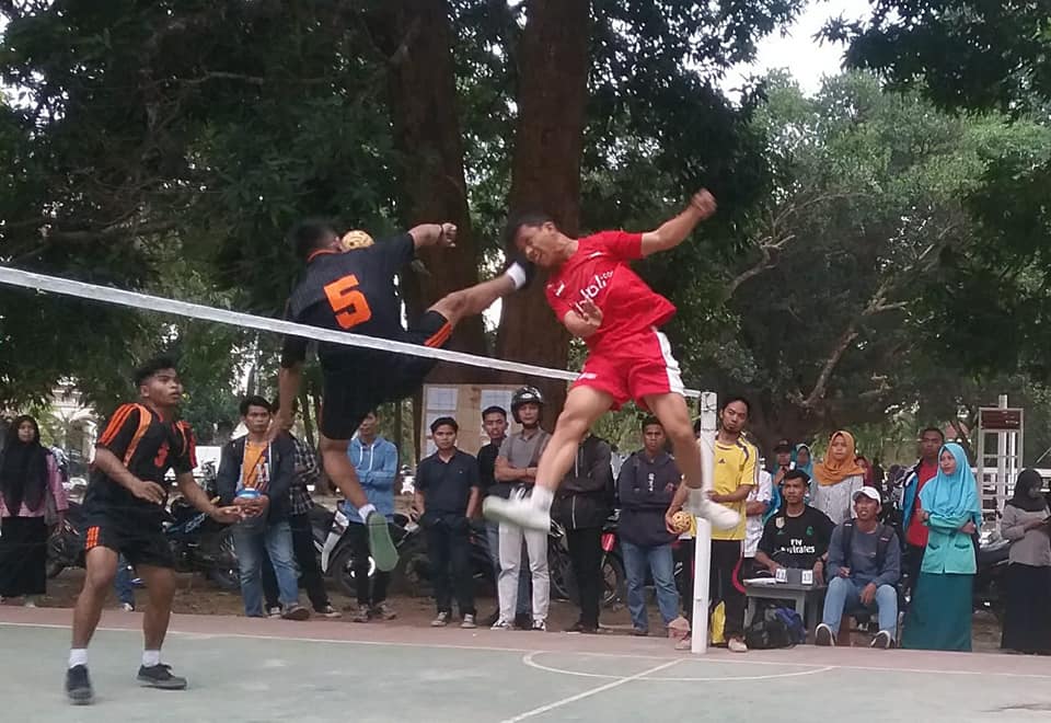 Gambar Menang Sepak Takraw, IAIN Gorontalo Menitikkan Air Mata